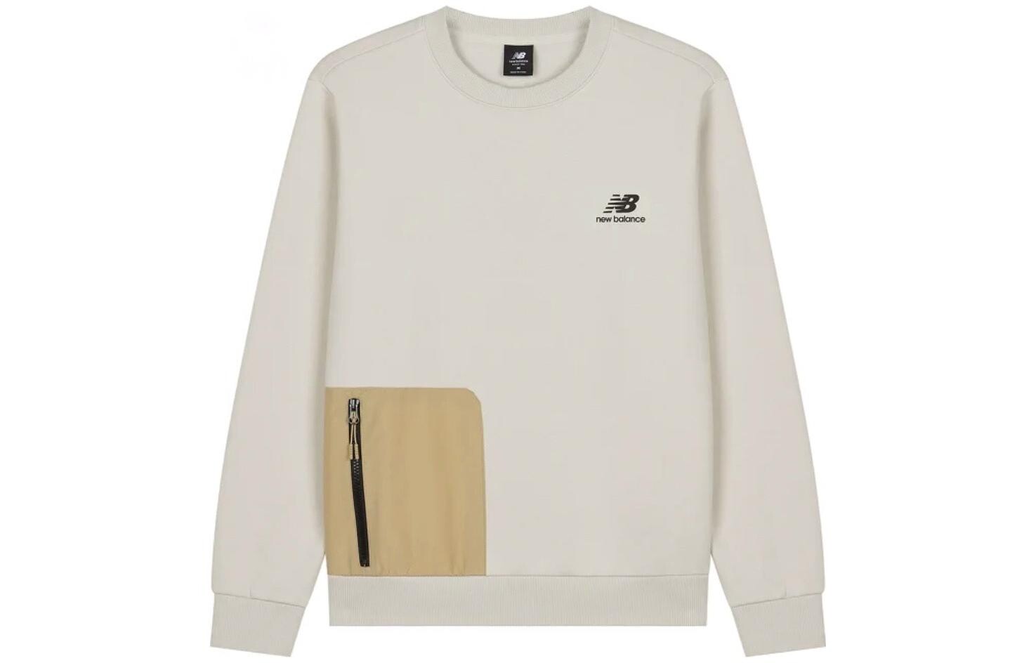 

Толстовка мужская Off White New Balance, кремовый