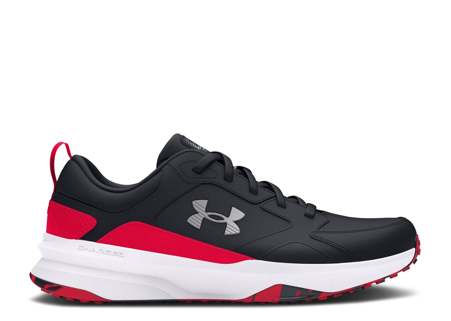 

Кроссовки Under Armour Charged Edge 4E Wide 'Black Red', черный