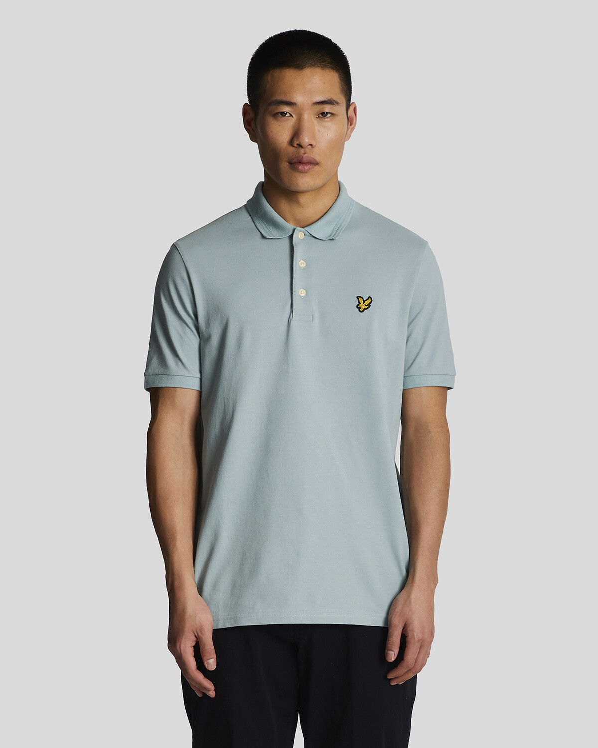 

Рубашка-Поло с раллийным краем Lyle & Scott, синий