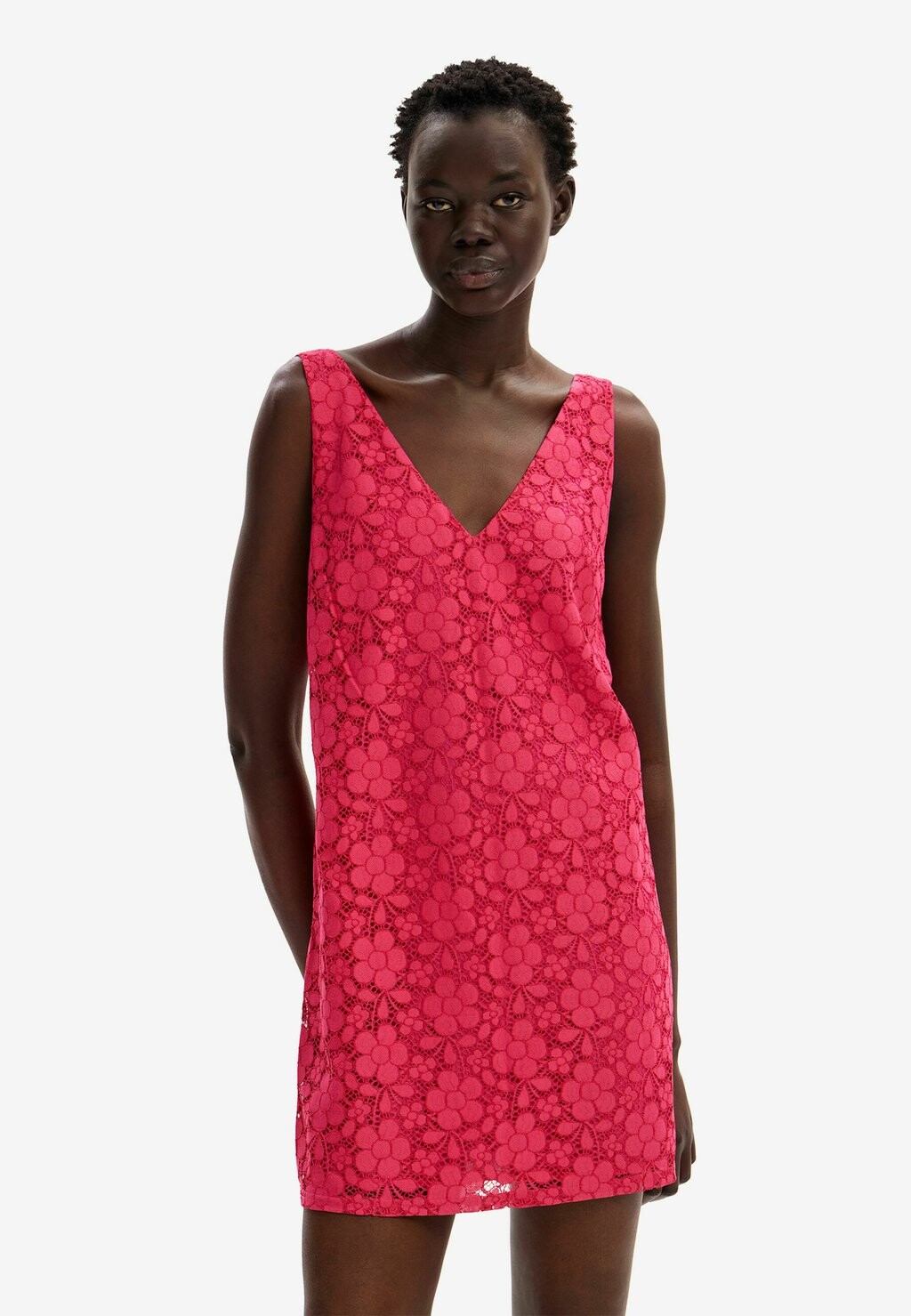 

Коктейльное платье/праздничное платье MINI Desigual, цвет pink