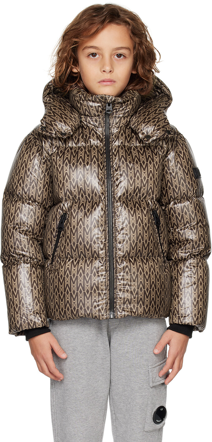 

Детский коричневый пуховик Jesse-MG Mackage