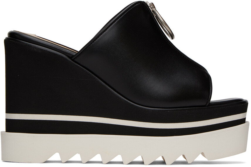 

Черные босоножки на каблуке Sneak-Elyse Stella McCartney