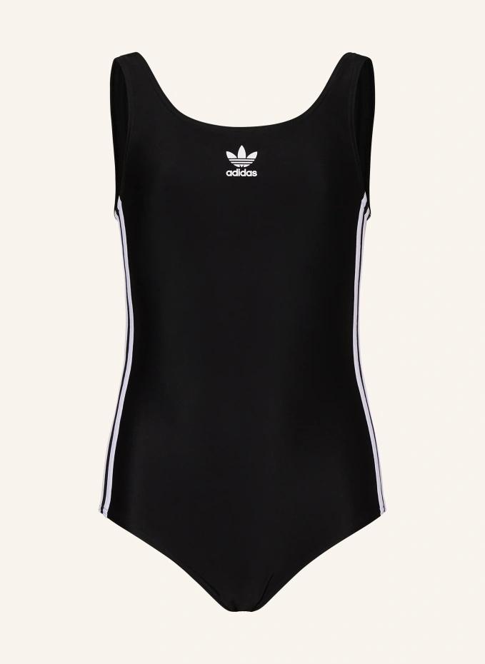 

Купальник 3 полоски Adidas, черный