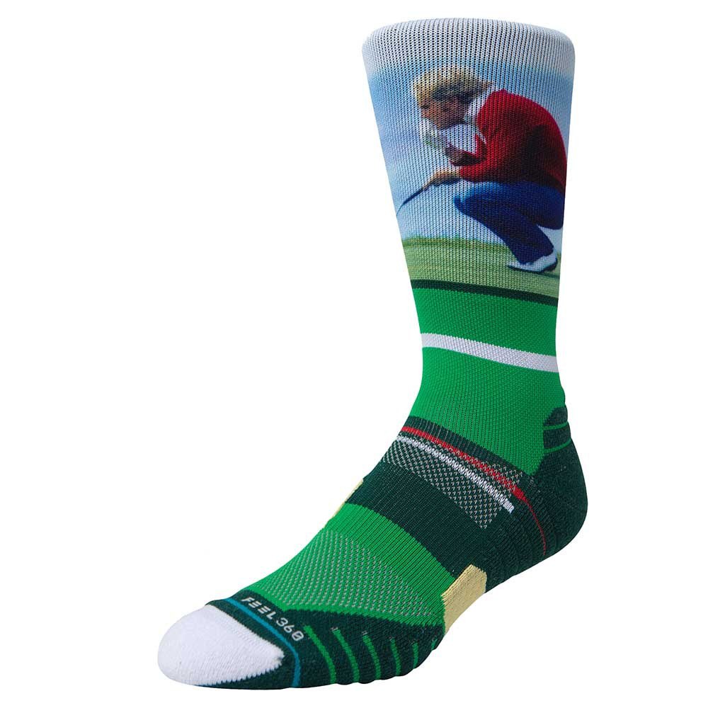 Носки Stance Golf Jack Nicklaus, зеленый носки stance golf call time зеленый