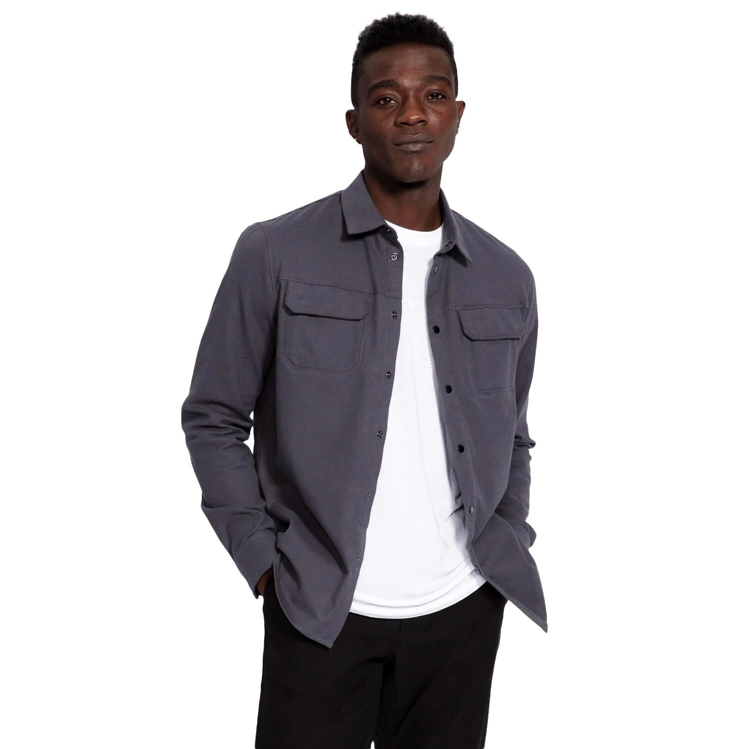 

Рубашка evo Heavyweight Stretch Flannel, цвет Charcoal