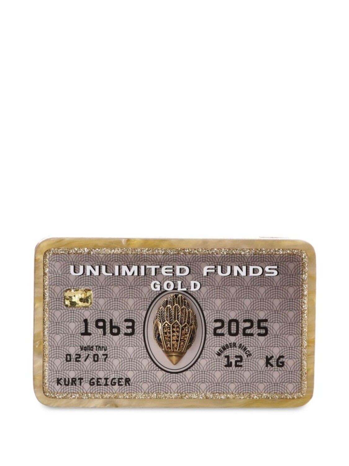 

Сумка-клатч Kurt Geiger London Credit Card, золотой