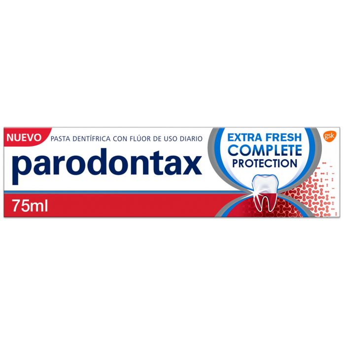 Зубная паста Pasta de Dientes Complete Protection Extra Fresh Parodontax, 2 x 75 ml зубная паста с фтором 75 мл parodontax complete protection extra fresh