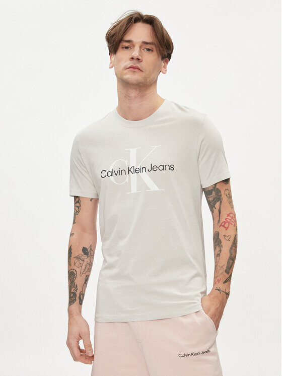 

Футболка узкого кроя Calvin Klein, серый