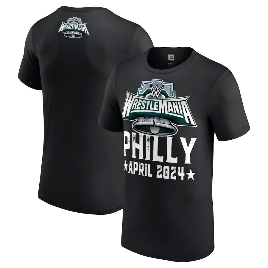 

Футболка с коротким рукавом WWE Authentic Wrestlemania, черный