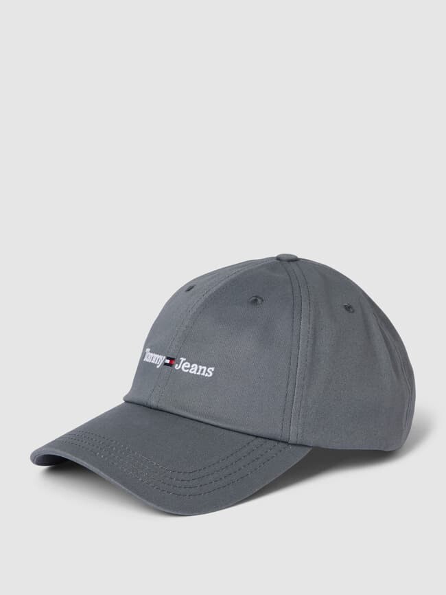 

Бейсболка с нашивкой этикетки модель "SPORT" Tommy Jeans, темно-серый