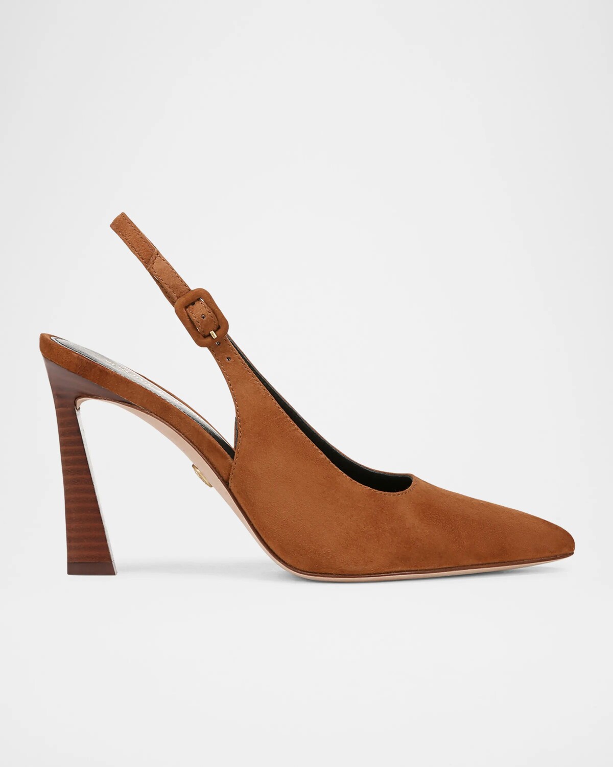 

Замшевые туфли Callie с пяткой на пятке Veronica Beard, цвет Caramel Suede