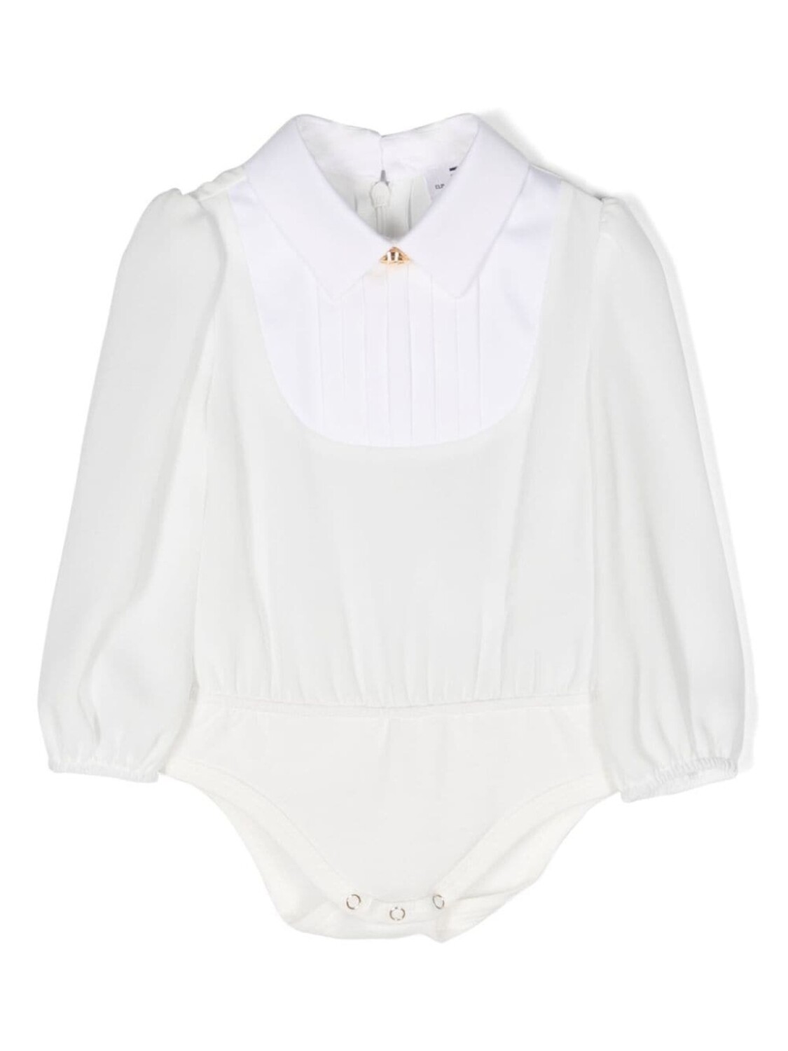 

Elisabetta Franchi La Mia Bambina боди с длинными рукавами, белый