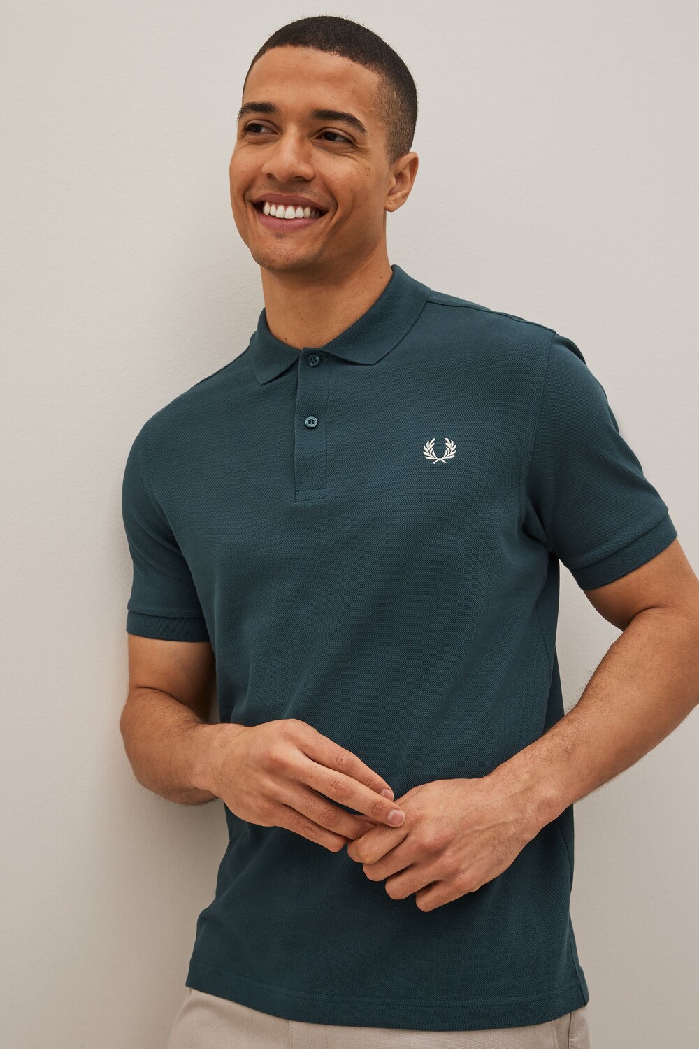 

Однотонная рубашка-поло Fred Perry, синий
