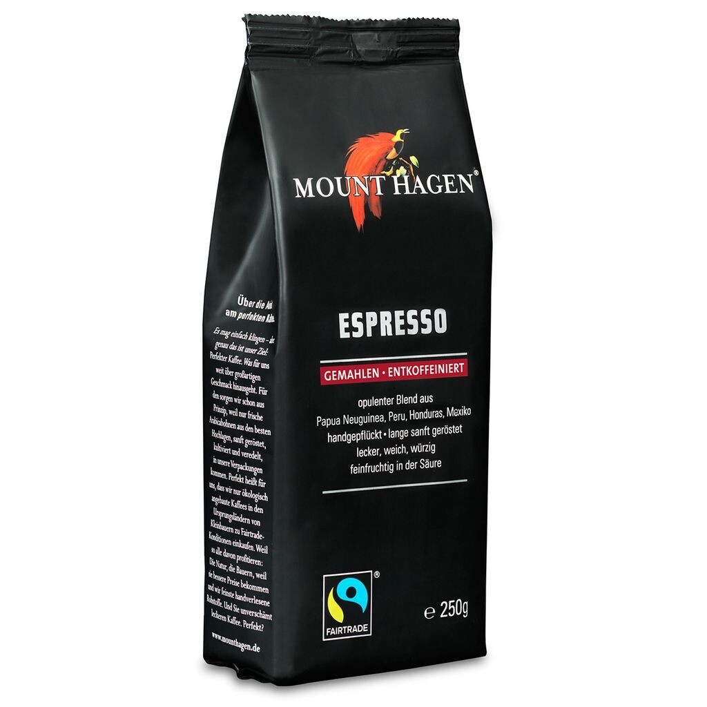 

Mount Hagen Эспрессо без кофеина 250г Soft - 6 шт.