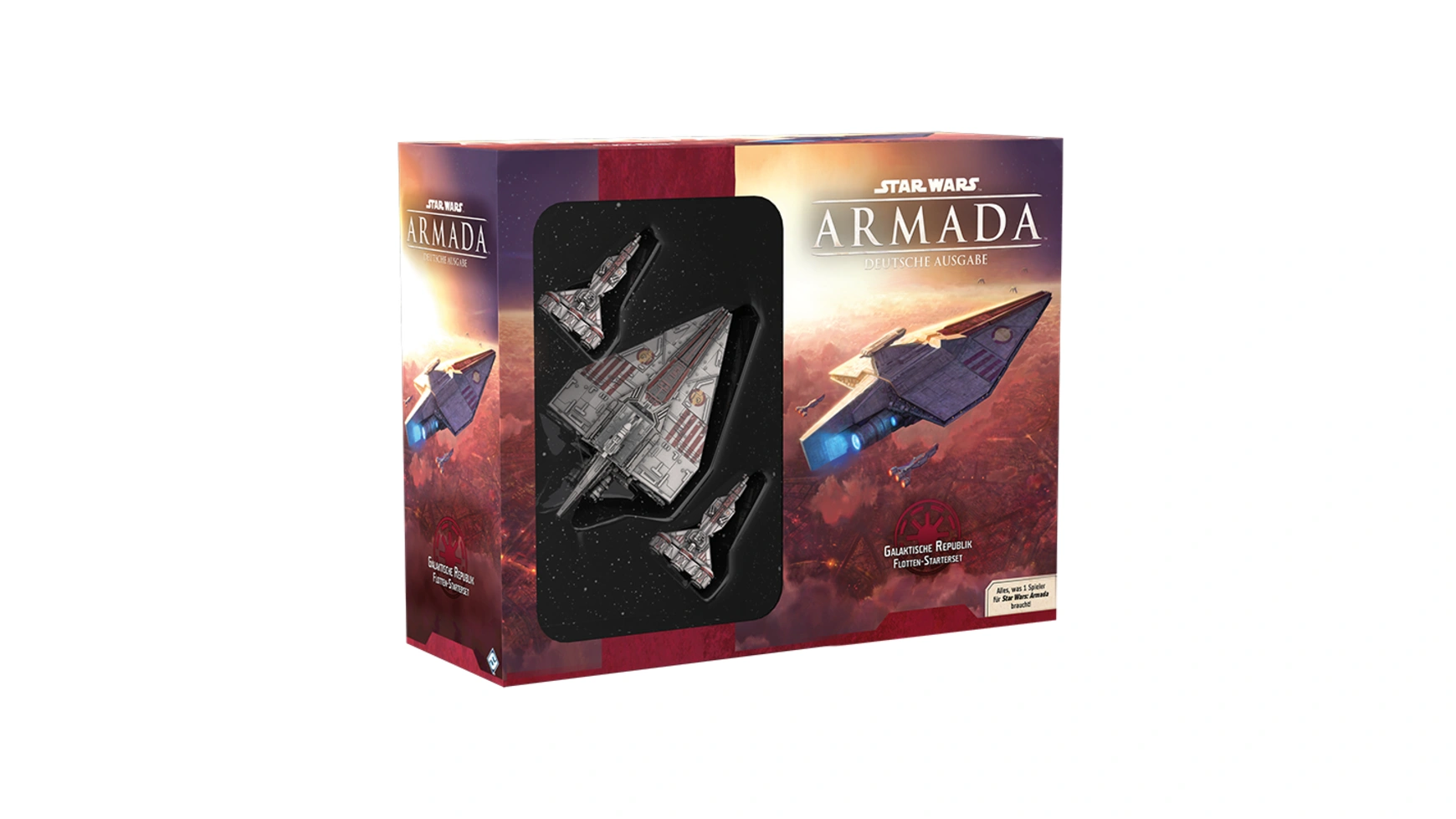 Fantasy Flight Games Star Wars: Armada Galactic Republic Стартовый набор DE  – купить из-за границы через сервис «CDEK.Shopping»