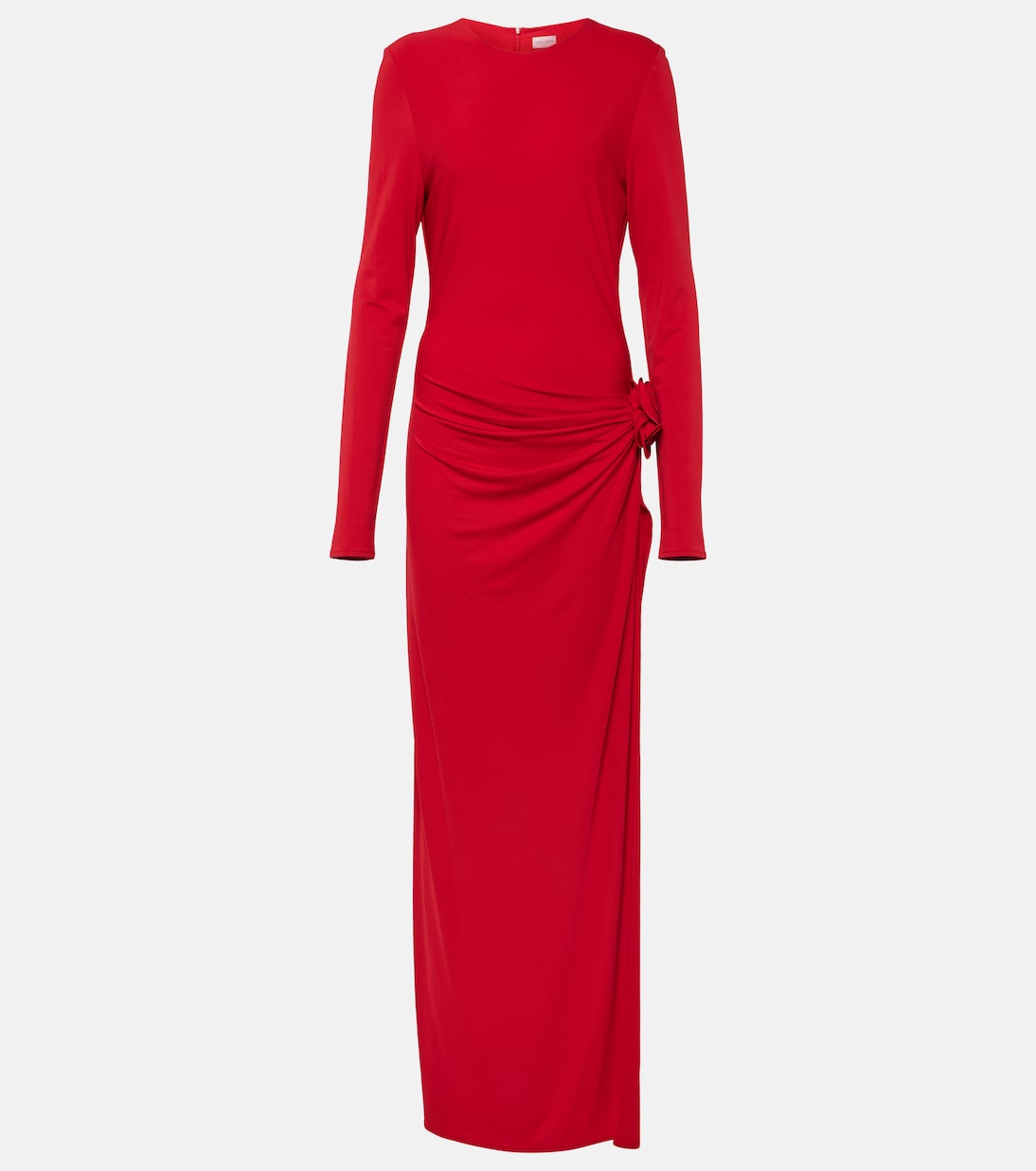 Платье макси из джерси с драпировкой Magda Butrym, красный