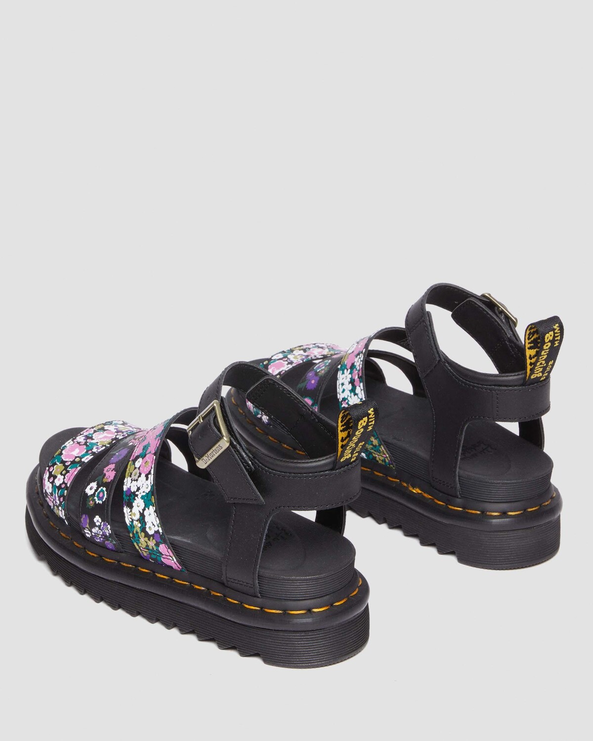 

Сандалии Blaire Vintage с кожаным ремешком и цветочным принтом Dr. Martens