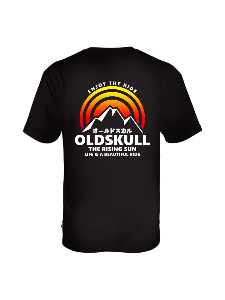 

Футболка OLDSKULL Retro Rising Sun Logo Graphic, черный