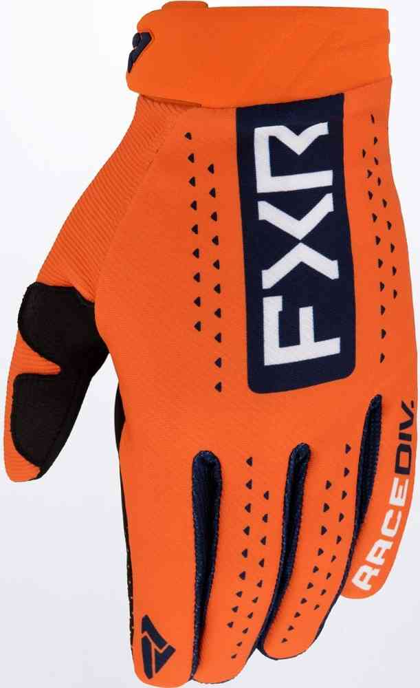 Рефлекторные перчатки для мотокросса FXR, оранжевый/синий перчатки fxr prime для мотокросса серый желтый