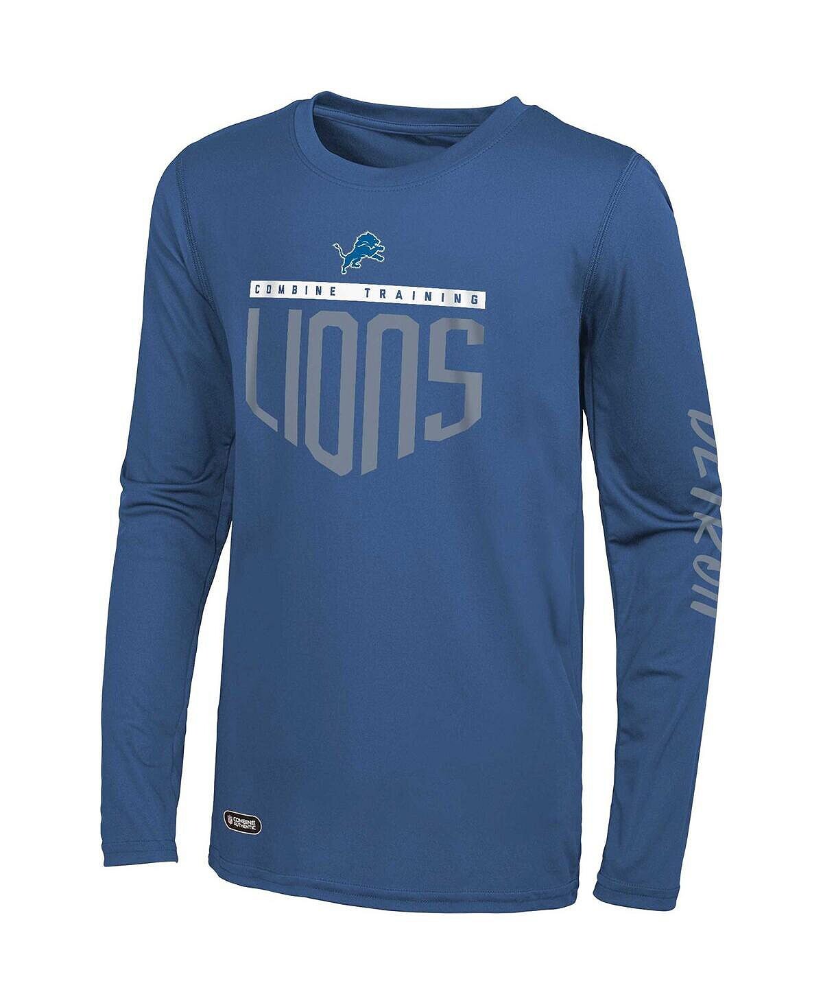 

Мужская синяя футболка с длинным рукавом Detroit Lions Impact Outerstuff