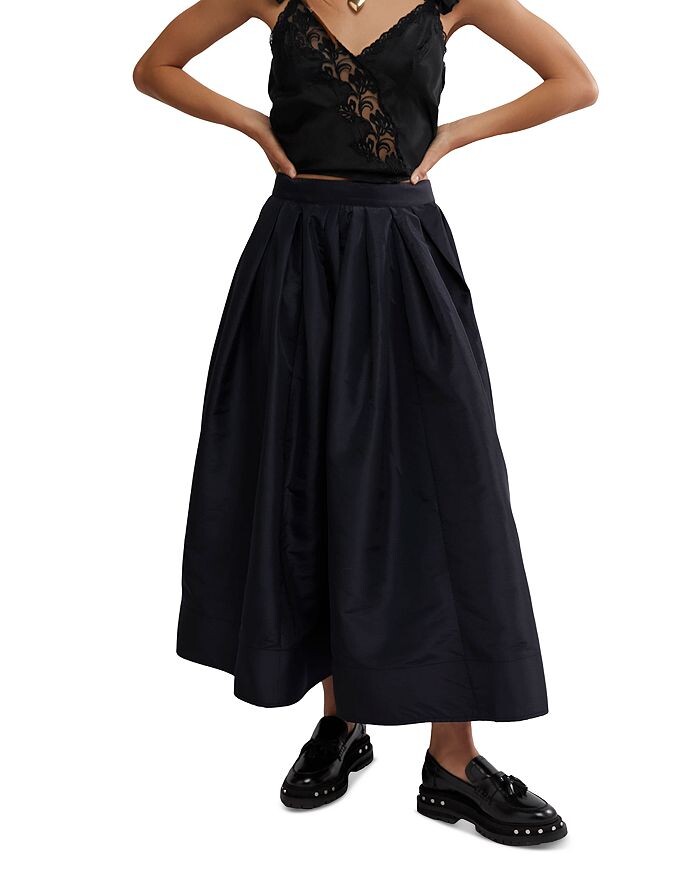 

Free People Эмилия Полная юбка, черный
