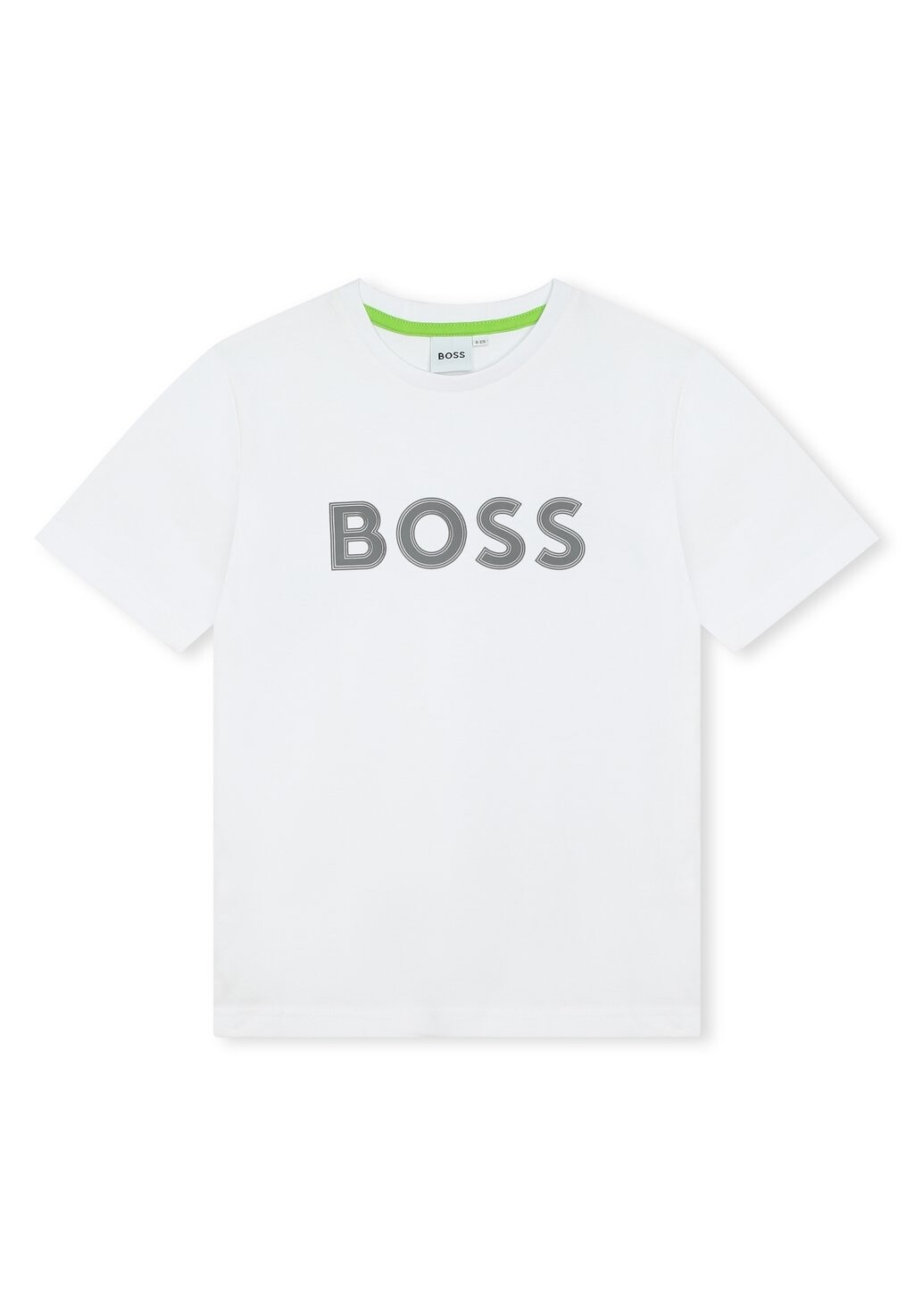 

Футболка с принтом AVEC LOGO BOSS Kidswear, белый