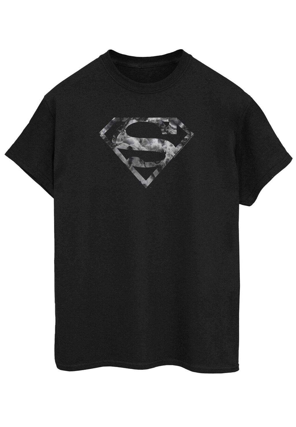 

футболка с принтом Dc Comics Superman Marble Logo ABSOLUTE CULT, черный