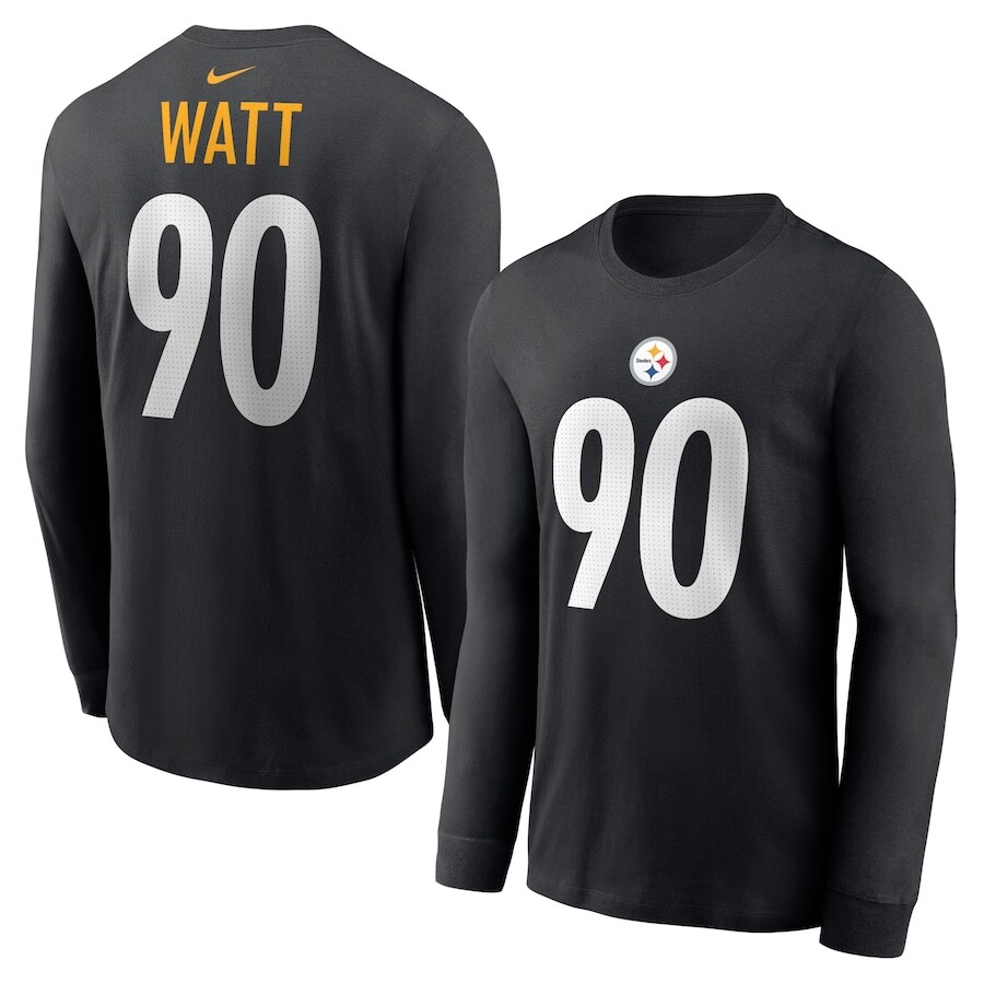 

Футболка с именем и номером Nike Pittsburgh Steelers, черный