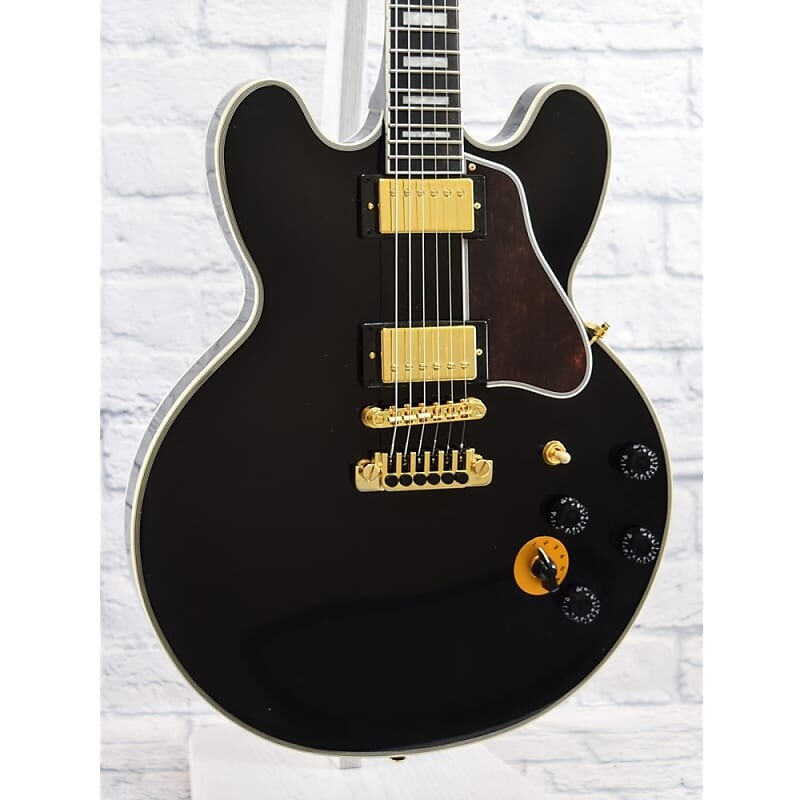 Электрогитара Epiphone BB King Lucille - Ebony epiphone bb king lucille sem hollow черный включая жесткий футляр x5503 b b king lucille sem hollow black incl hard case x5503