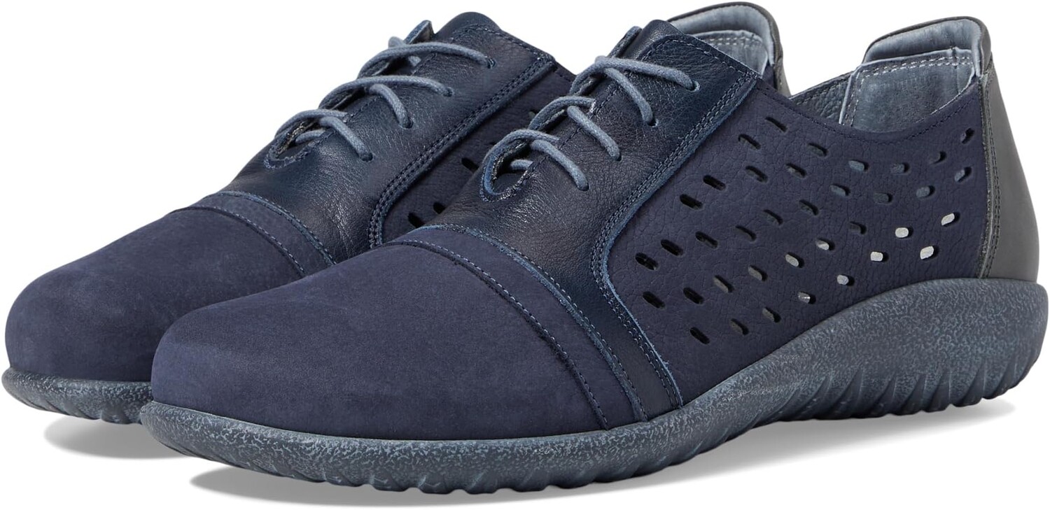 

Кроссовки Lalo Naot, цвет Navy Velvet Nubuck/Ink Leather/Tin Gray Leather, Синий