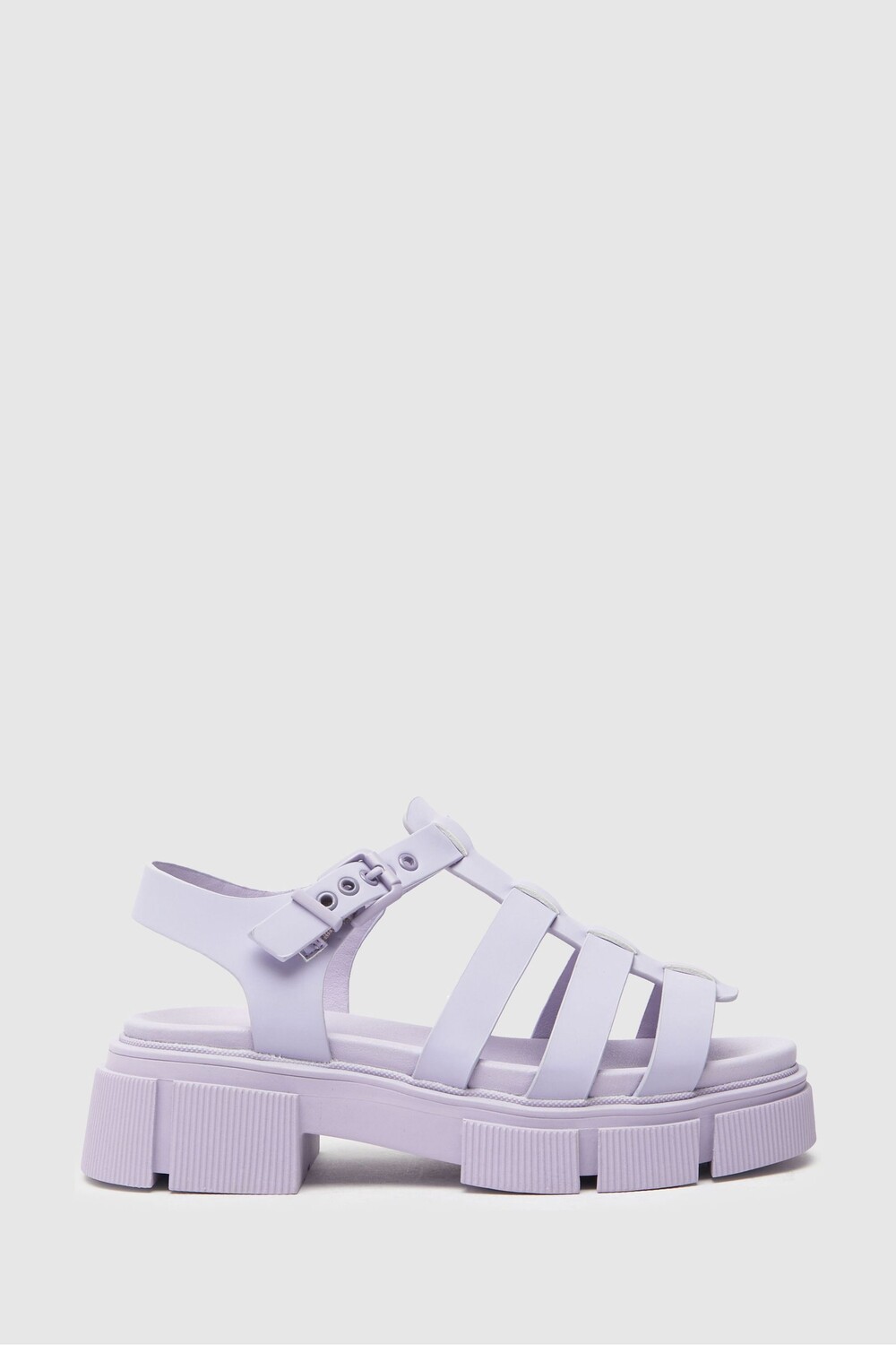 

Светло-фиолетовые гладиаторы Tiger на толстой подошве Schuh, фиолетовый
