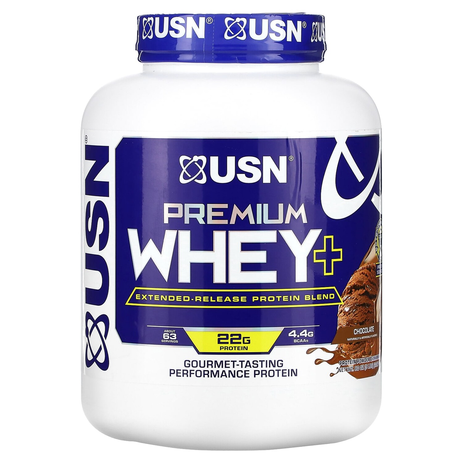 

Premium Whey +, шоколад, 2267 г (5 фунтов), USN