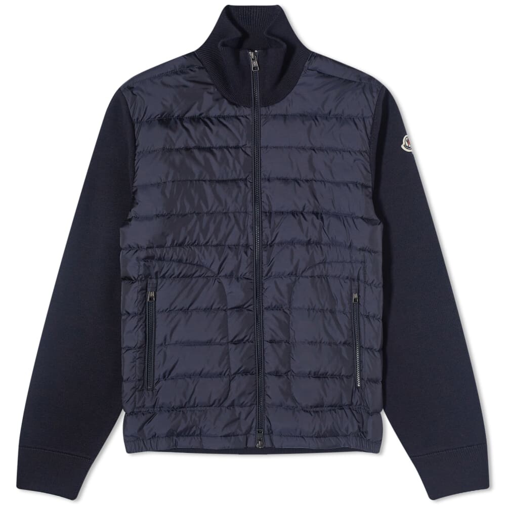 

Moncler Пуховая трикотажная куртка