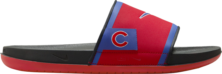 Кроссовки MLB x Offcourt Slide 'Chicago Cubs', красный