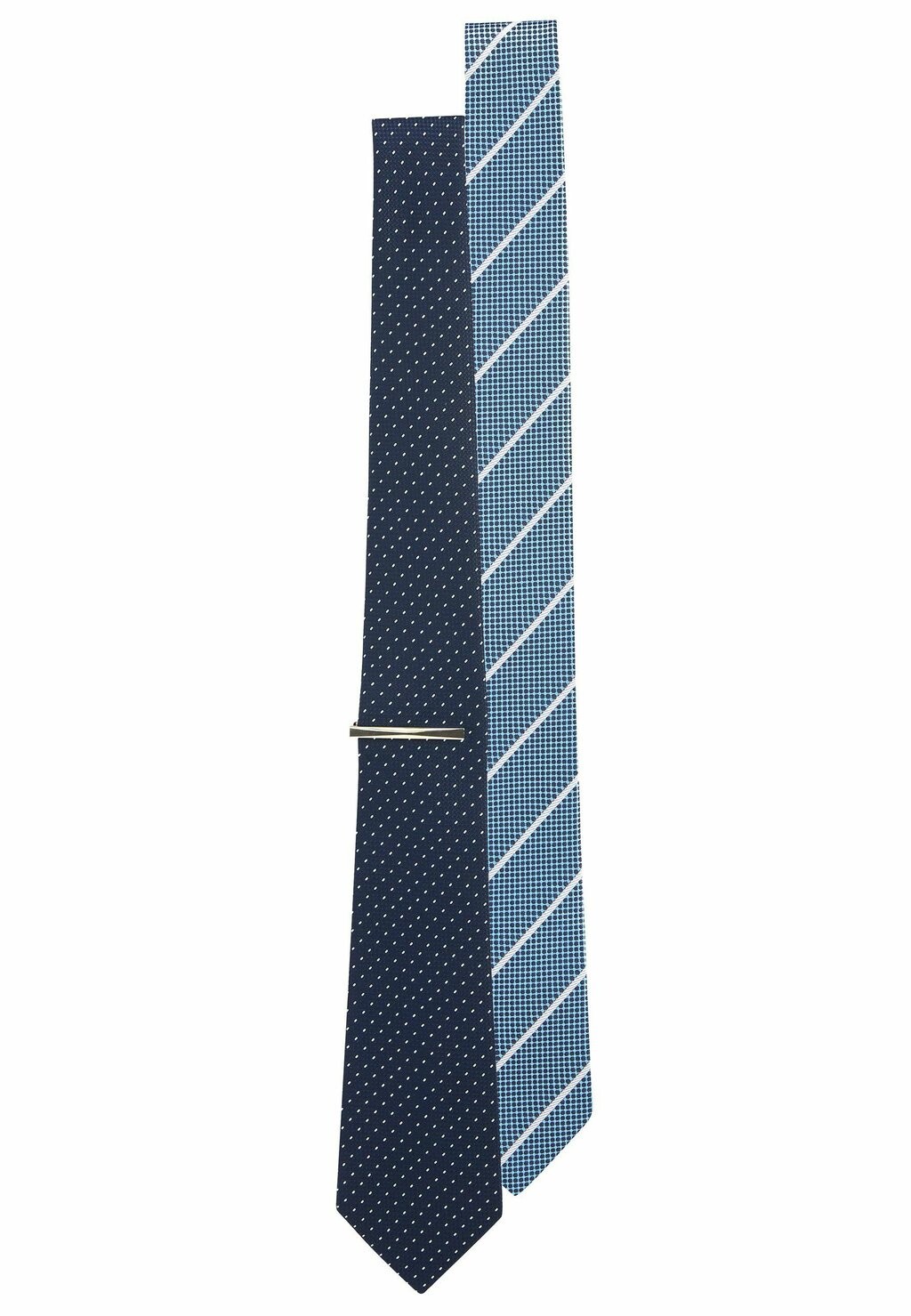 

Галстук TEXTURED WITH 2 PACK Next, цвет navy blue spot blue stripe