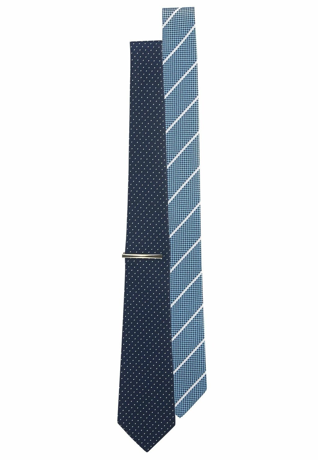 Галстук TEXTURED WITH 2 PACK Next, цвет navy blue spot blue stripe