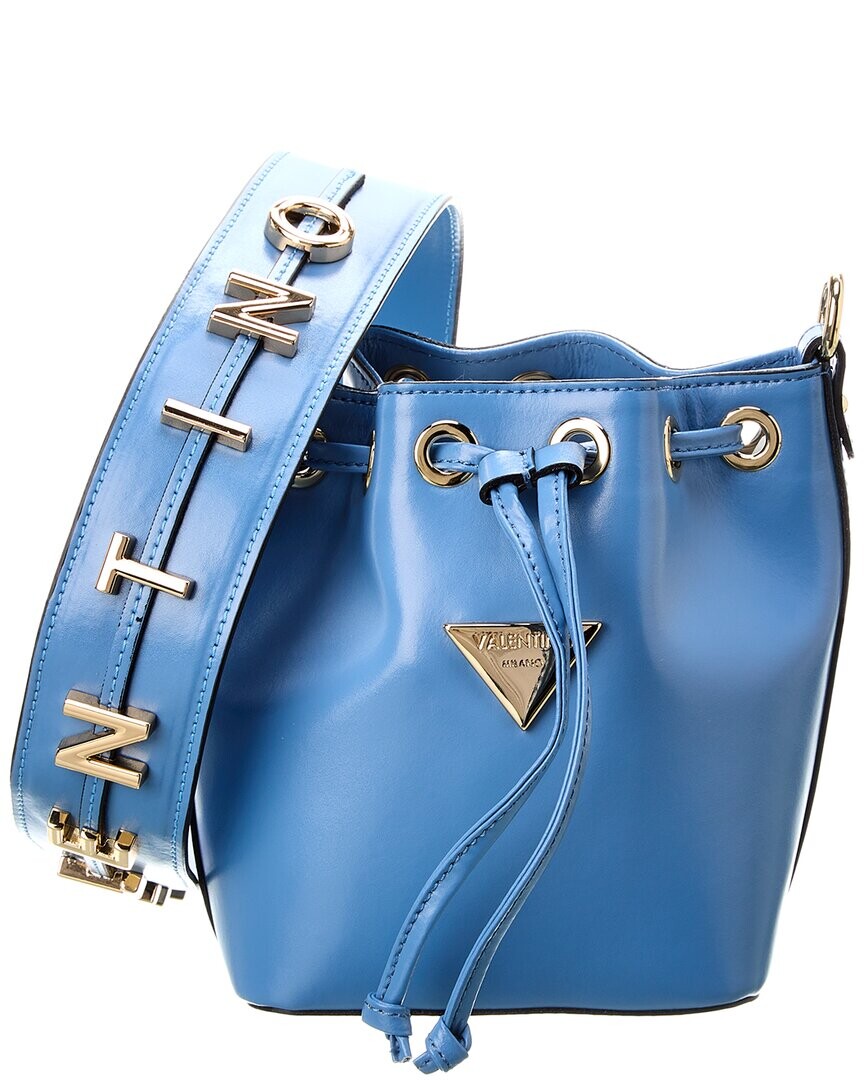 

Valentino by Mario Valentino Jules Valent Кожаная сумка-мешок, синий