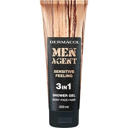 

Гель для душа для мужчин Agent Sensitive Feeling 3в1, 250 мл, Dermacol
