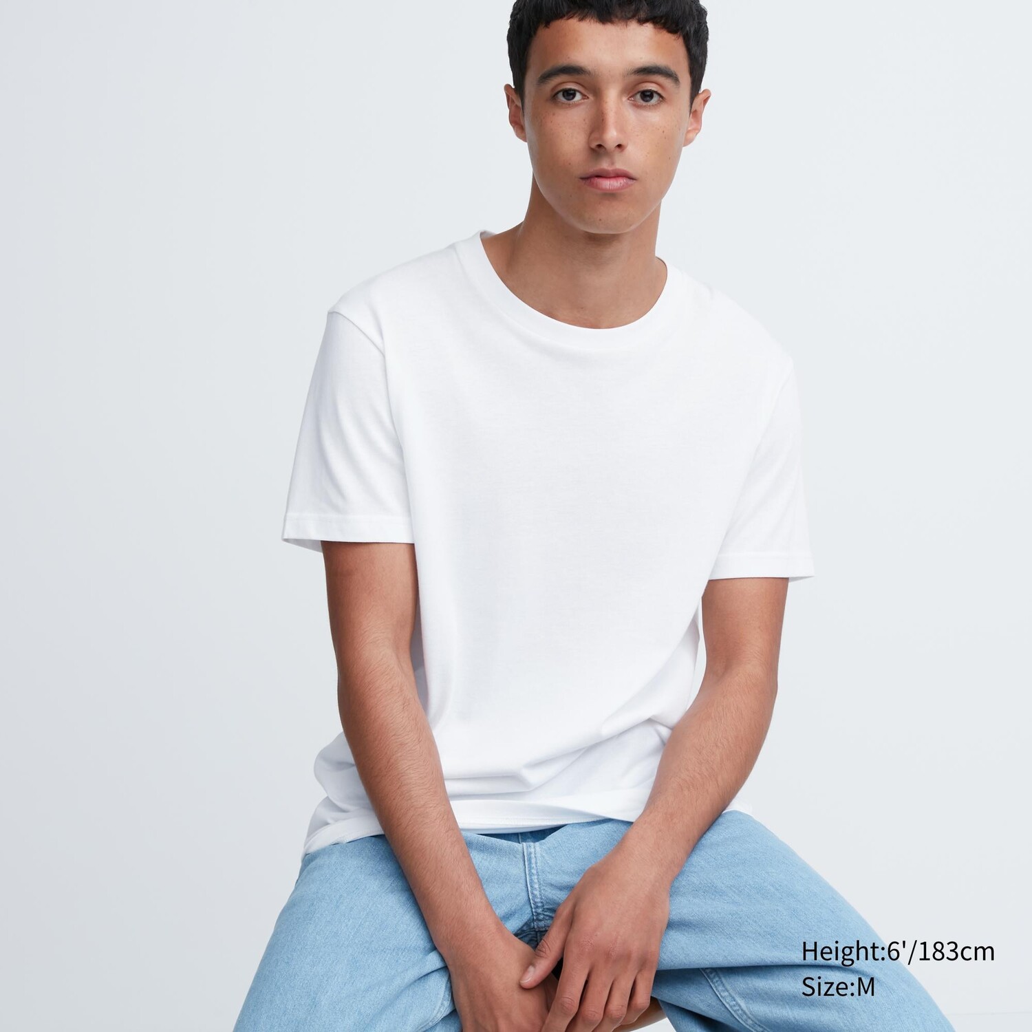 

Футболка Uniqlo Dry Color с круглым вырезом, белый