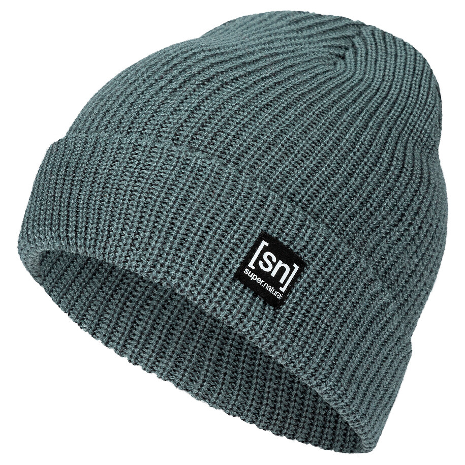 

Шапка Super.Natural Merino Basic Beanie, цвет Balsam Green