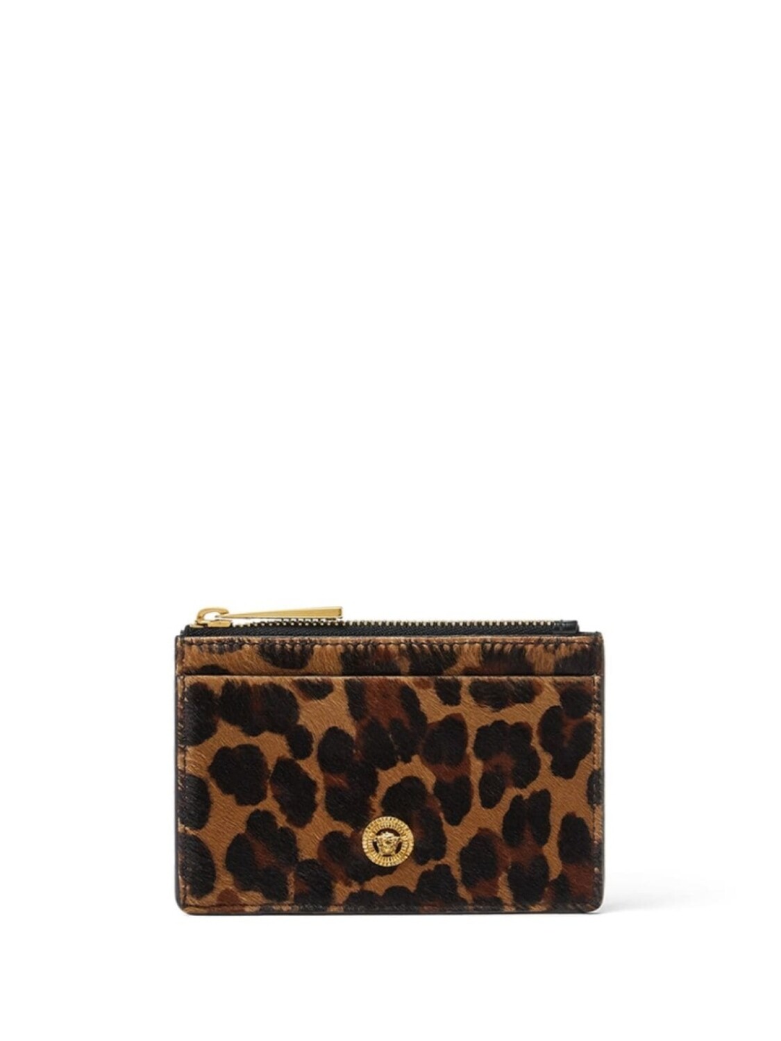 

Versace картхолдер Medusa Biggie с леопардовым принтом, коричневый