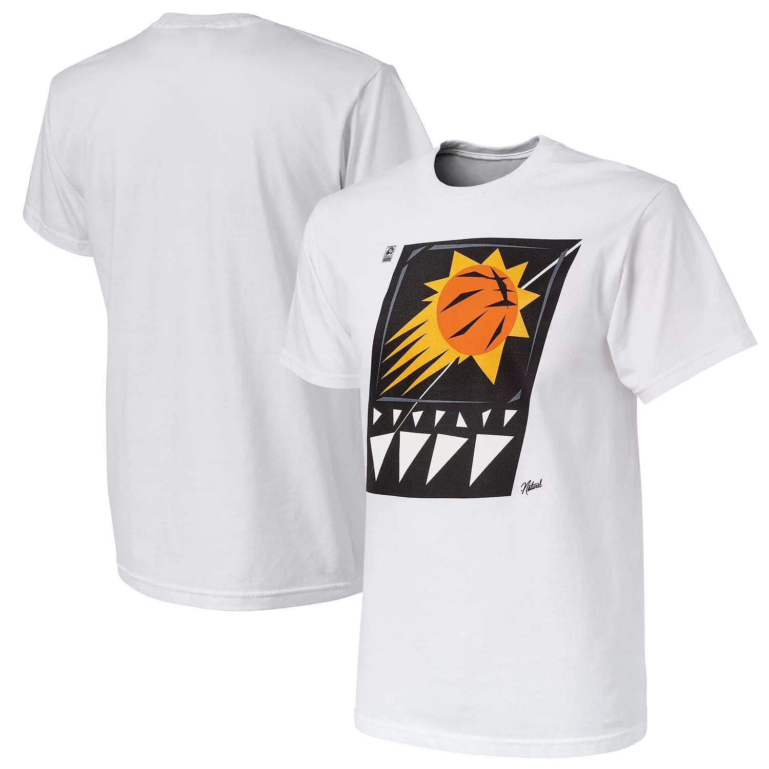 Мужская футболка NBA x Naturel White Phoenix Suns без идентификатора вызывающего абонента