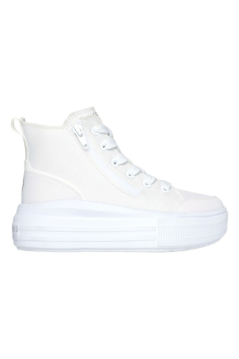 

Туфли из экокожи на высокой плоской платформе Skechers, белый