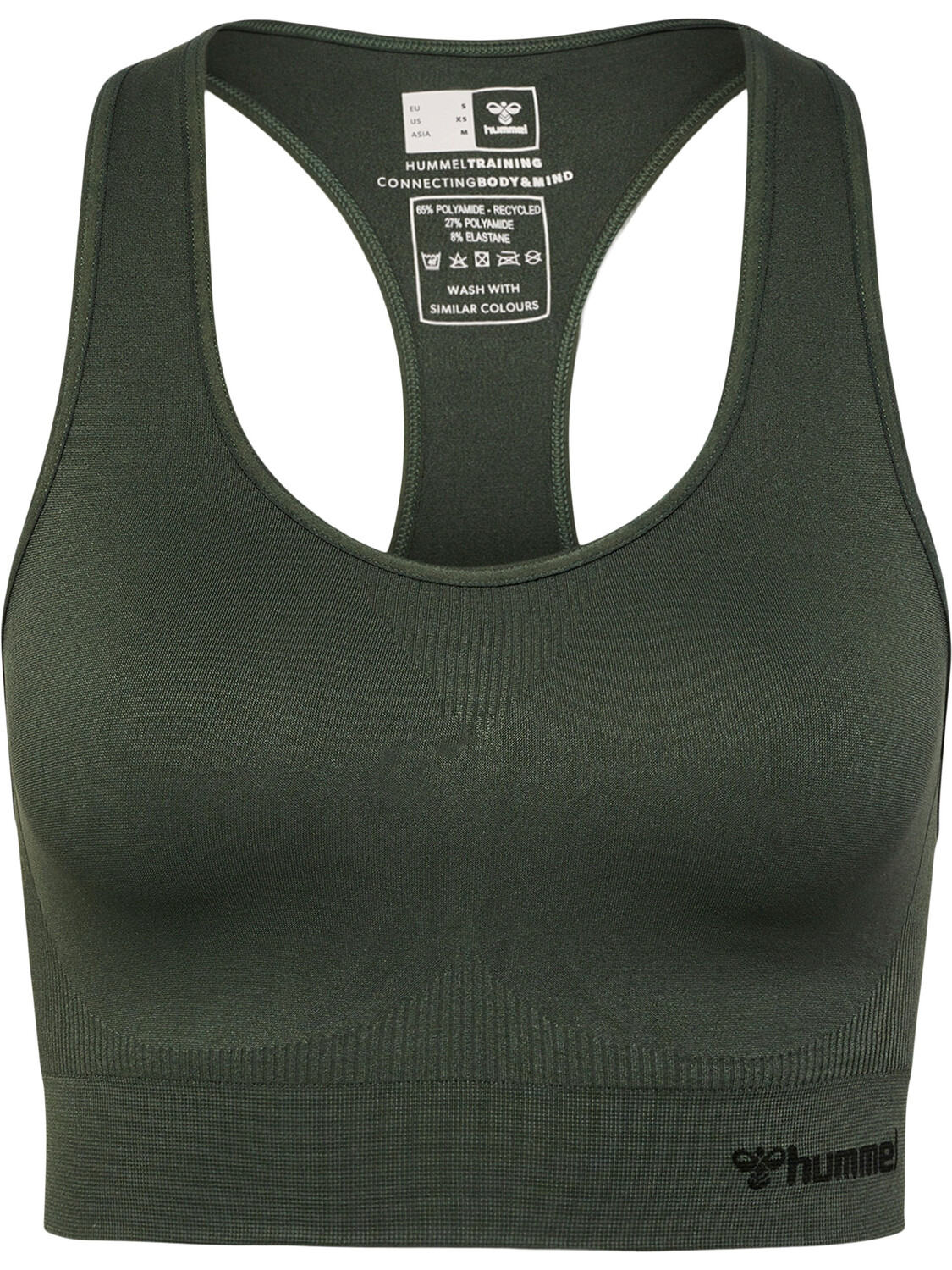 

Футболка Hummel S/L Hmltif Seamless Sports Top, цвет CLIMBING IVY
