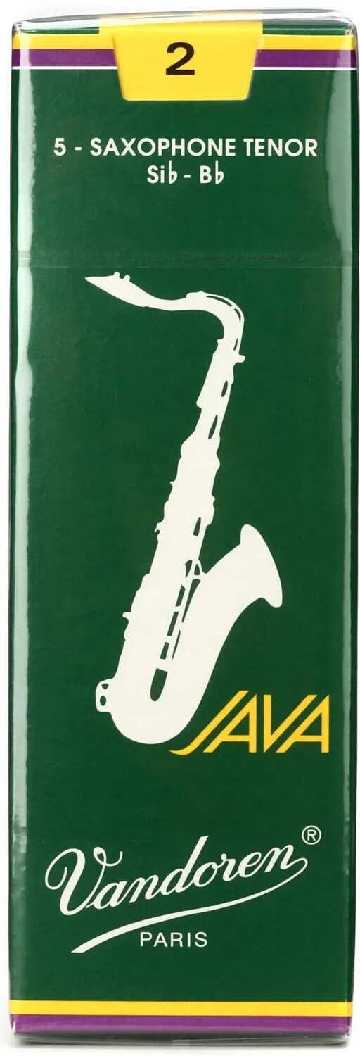 

Vandoren SR272 — Зеленые трости для тенор-саксофона JAVA — 2,0 (5 шт.)