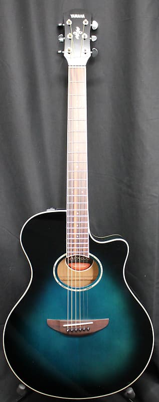 Акустическая гитара Yamaha APX600 Acoustic-Electric Guitar Oriental Blue Burst цена и фото