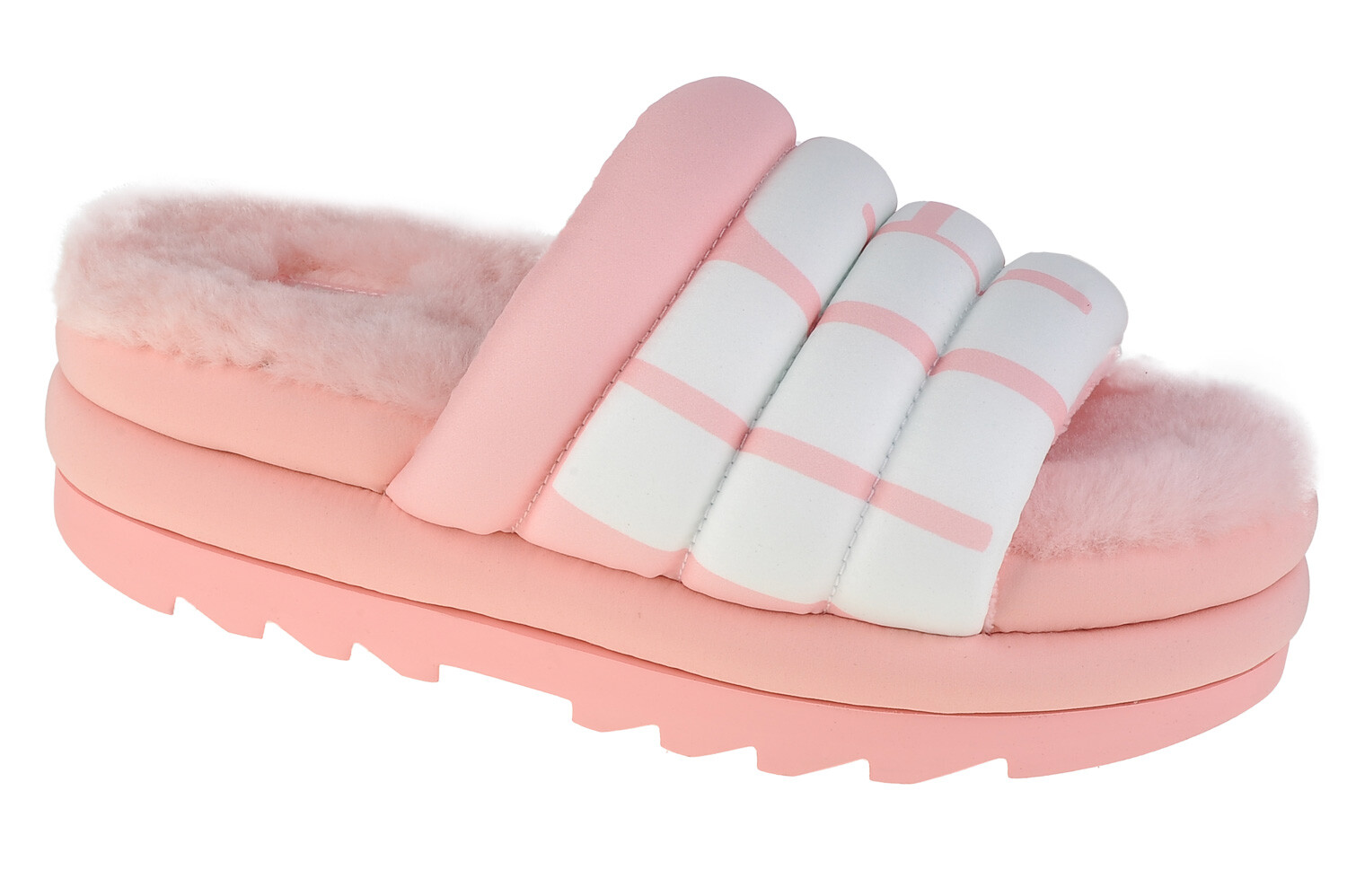 

Тапочки UGG UGG Maxi Slide Logo, розовый
