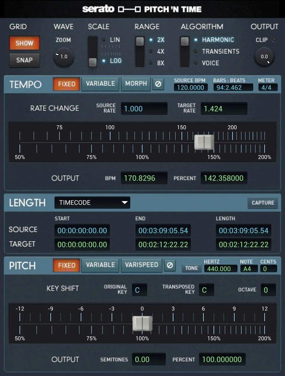 

Плагин Serato Pitch 'n Time Pro 3.0
