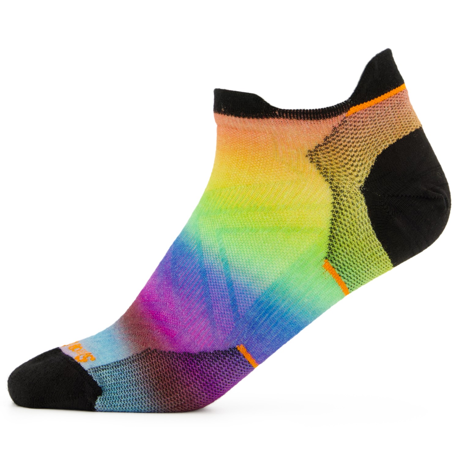 Носки для бега Smartwool Run 0 Cushion Pride Rainbow Print Low Ankle Socks, цвет Multi Color