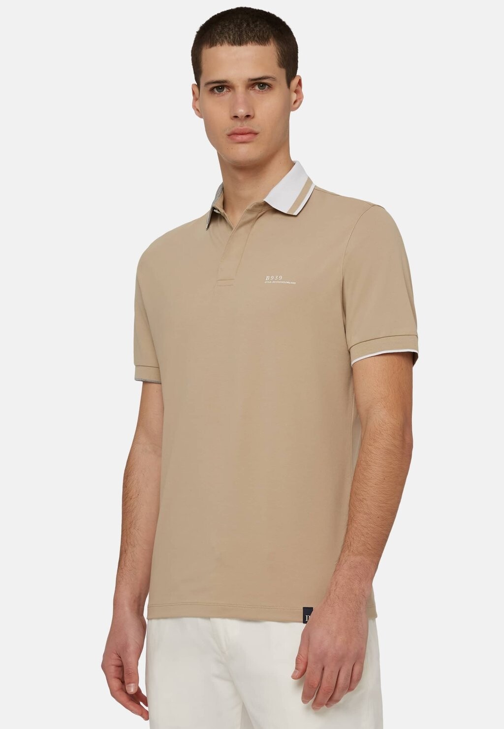 

Рубашка-поло Boggi Milano, цвет beige